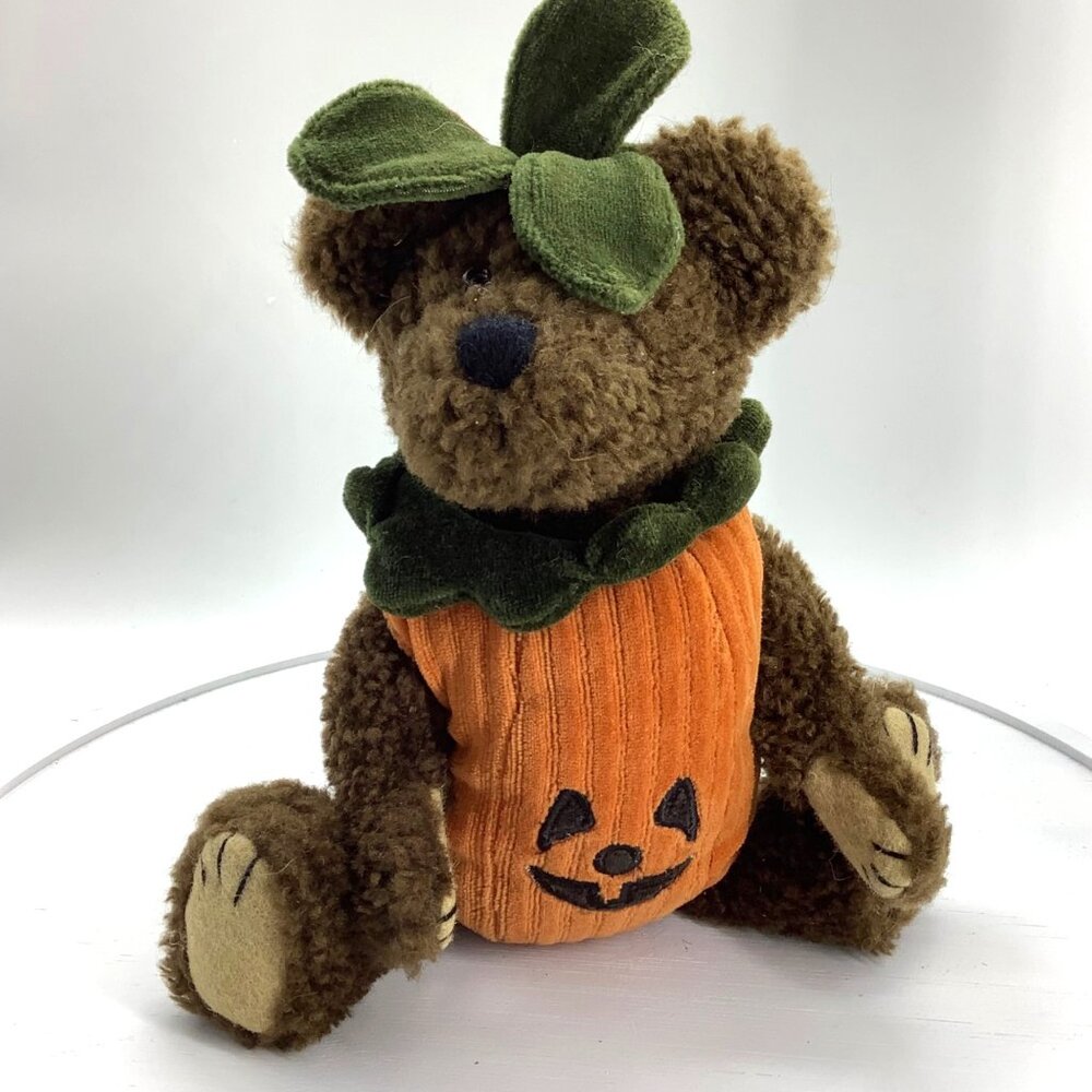Vtg The Boyds Collection Spunky‎ Boobear Plush Stuffed Animal Halloween 11" Sit